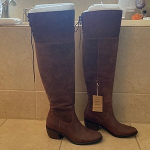 Lucky Brand Over the Knee Riding Boots